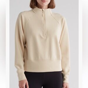 Women's scuba Half-Zip pullover